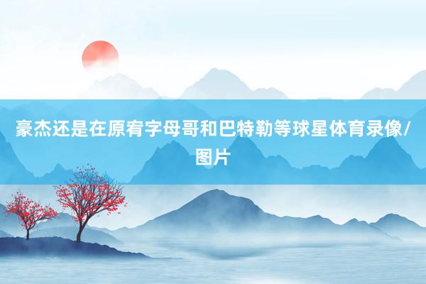 豪杰还是在原宥字母哥和巴特勒等球星体育录像/图片