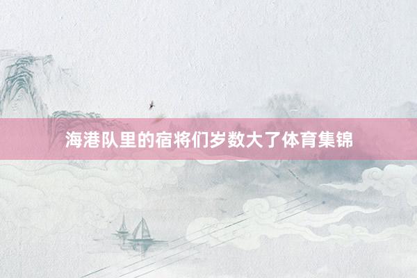 海港队里的宿将们岁数大了体育集锦