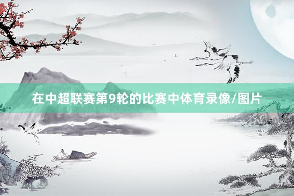 在中超联赛第9轮的比赛中体育录像/图片