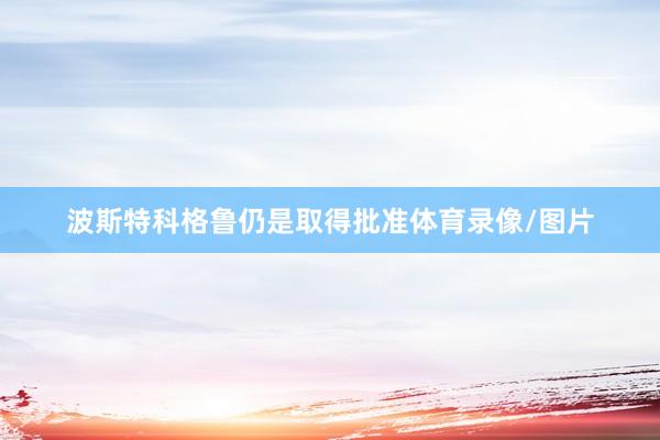波斯特科格鲁仍是取得批准体育录像/图片