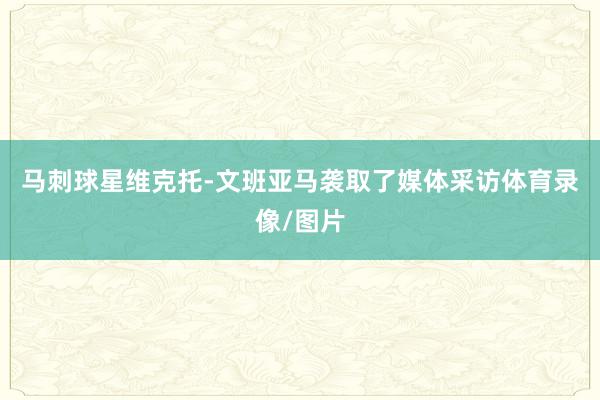 马刺球星维克托-文班亚马袭取了媒体采访体育录像/图片