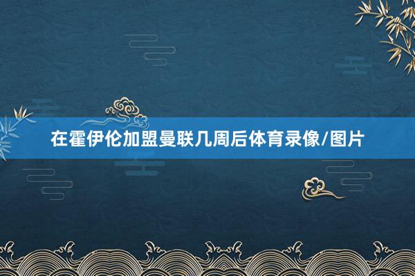 在霍伊伦加盟曼联几周后体育录像/图片