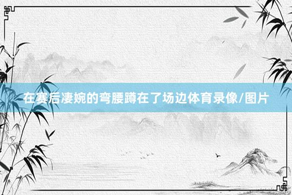 在赛后凄婉的弯腰蹲在了场边体育录像/图片