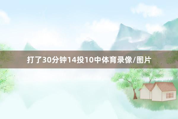 打了30分钟14投10中体育录像/图片