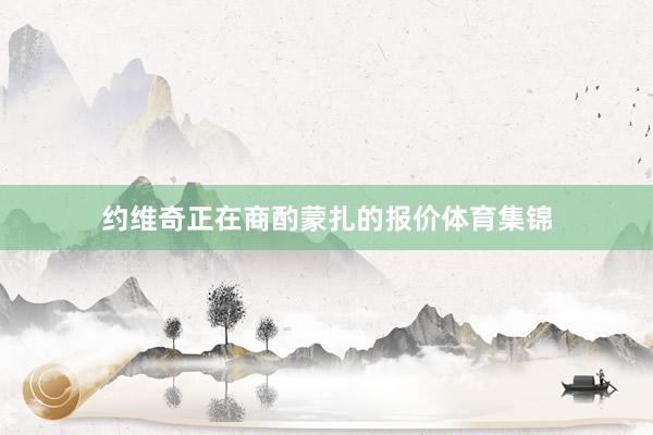 约维奇正在商酌蒙扎的报价体育集锦