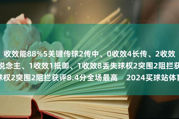 收效能88%5关键传球2传中、0收效4长传、2收效1创造紧要契机1过东说念主、1收效1抵御、1收效8丢失球权2突围2阻拦获评8.4分全场最高    2024买球站体育信息