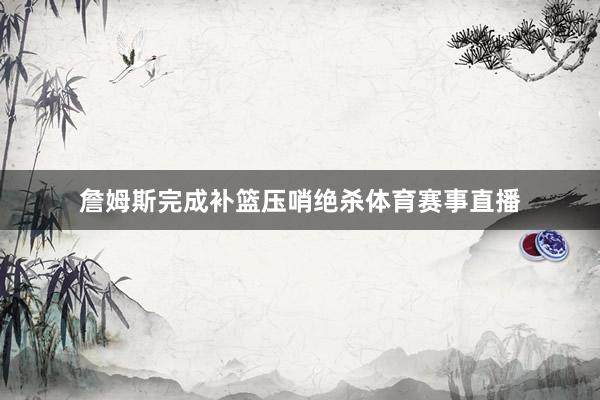 詹姆斯完成补篮压哨绝杀体育赛事直播