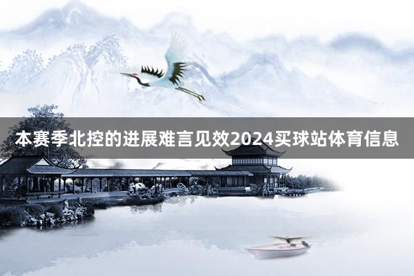 本赛季北控的进展难言见效2024买球站体育信息