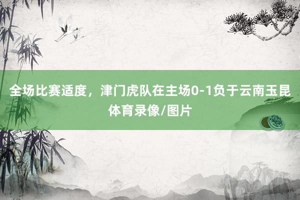 全场比赛适度，津门虎队在主场0-1负于云南玉昆体育录像/图片