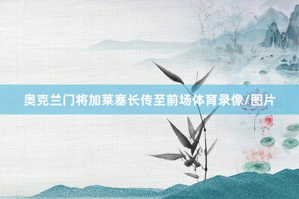 奥克兰门将加莱塞长传至前场体育录像/图片