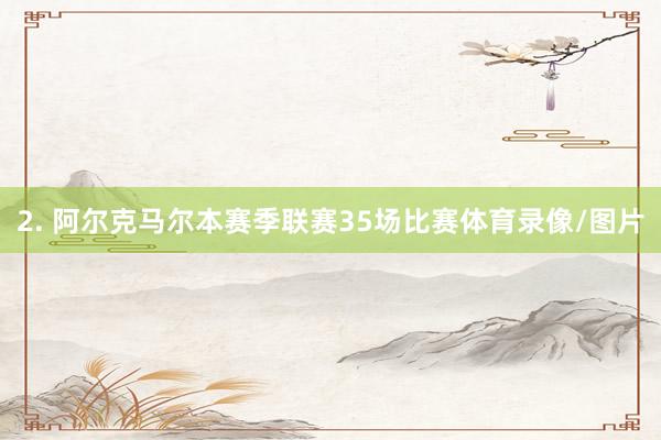 2. 阿尔克马尔本赛季联赛35场比赛体育录像/图片