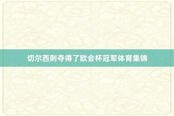 切尔西则夺得了欧会杯冠军体育集锦