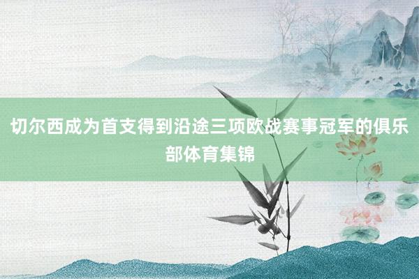 切尔西成为首支得到沿途三项欧战赛事冠军的俱乐部体育集锦
