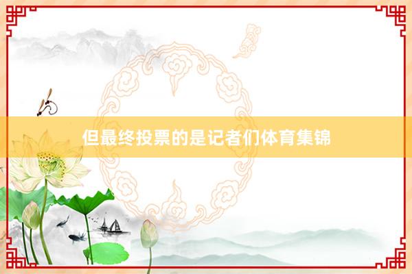 但最终投票的是记者们体育集锦