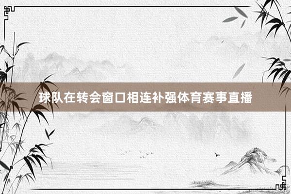 球队在转会窗口相连补强体育赛事直播