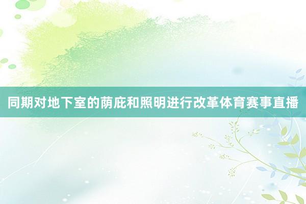 同期对地下室的荫庇和照明进行改革体育赛事直播