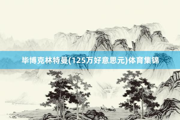 毕博克林特曼(125万好意思元)体育集锦