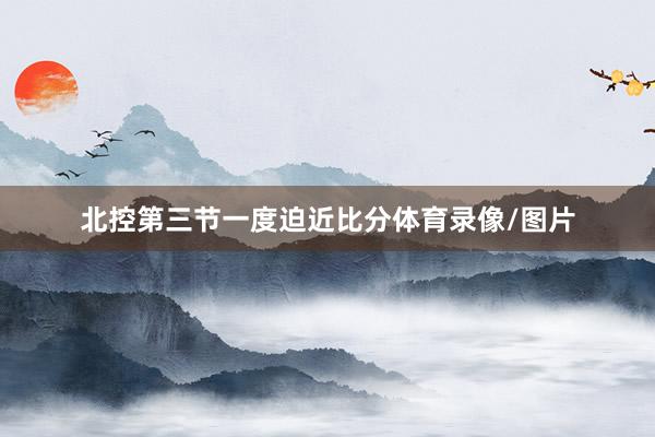 北控第三节一度迫近比分体育录像/图片
